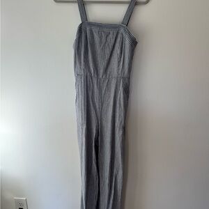 Old Navy Striped Blue Jumpsuit